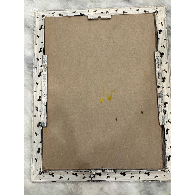 Mid 20th Century Vintage Oil Painting, Daisies For Sale In Portland, OR - Image 6 of 8