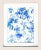 Original Blue and White Painting, Floral Pattern Watercolor by Kathleen Ney For Sale - Image 4 of 4