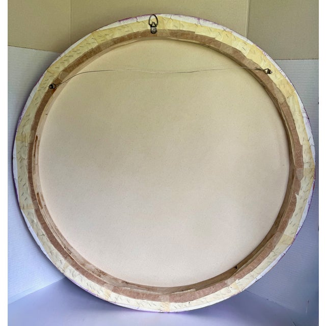 Original Round Botanical Oil on Canvas Painting With Figural Hands by Surabhi Gaikwad Uzgare, 2020 For Sale - Image 15 of 15