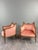 20th Century Louis XVI Bergère Armchairs in Carved Wood and Velvet, Set of 2 For Sale - Image 5 of 13