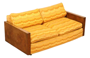 Milo Baughman For Thayer Coggin Mid Century Modern Two Seat Sofa Loveseat