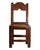 This authentic Italian folk art chair, dating to circa 1838, is a remarkable example of vernacular rural furniture from...