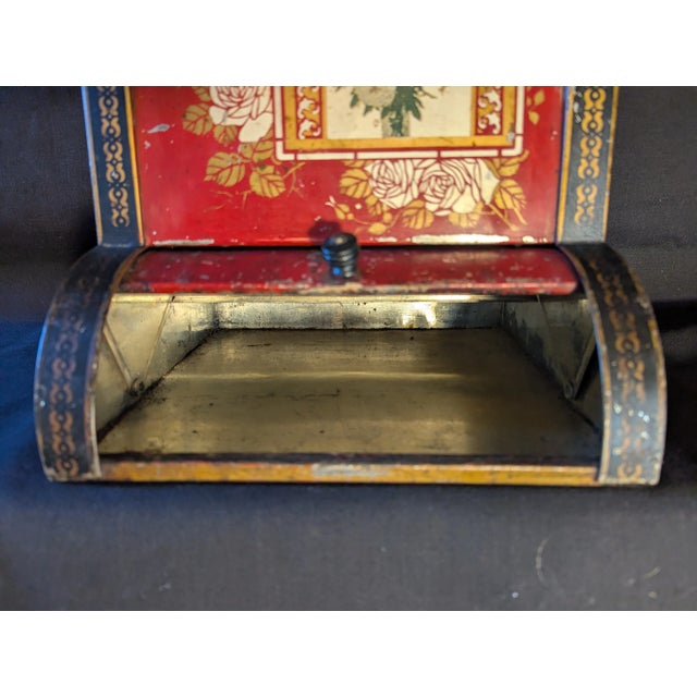 Red Toleware Store Dispenser For Sale - Image 8 of 8