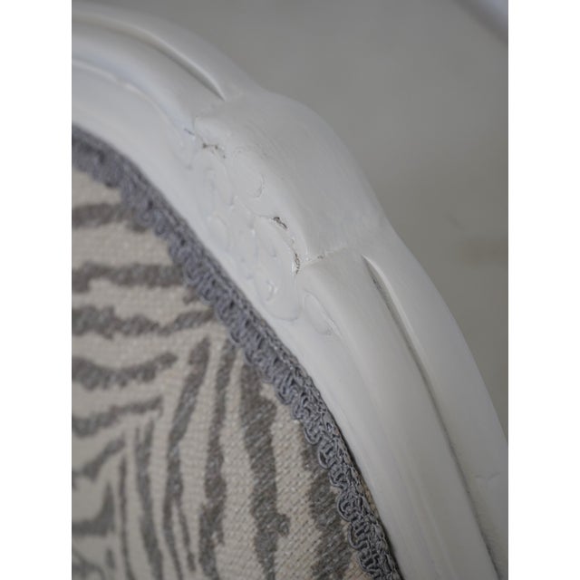 Set of 10 MGM White Painted Louis XV Dining Chairs For Sale - Image 16 of 18