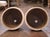 Cream Early 21st Century French Handmade Terracotta Bowl Urn Planters by La Madeleine in Anduze - Set of 2 For Sale - Image 8 of 12
