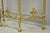 Antique Gothic Revival Oscar Bach Style Figural Bronze & Onyx Gold Console Table For Sale - Image 14 of 16