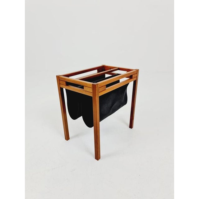 Mid-Century Modern Danish Walnut Magazine Rack by Salling Stolefabrik, 1960s For Sale - Image 9 of 10