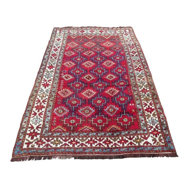 1960's Handknotted Turkish Rug -52"x81" For Sale