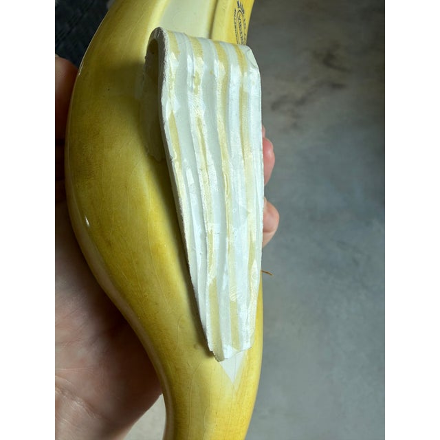 Andy Warhol Italian Glazed Ceramic Banana Sculpture (After Warhol) (After Maurizio Cattelan) For Sale - Image 4 of 18