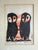 Abstract Expressionism Vintage Herta Galton Framed Pair of Owls Artist Proof For Sale - Image 3 of 4