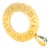 1990s Bulgari Reversible Onyx and Mother-of-Pearl 18k Gold Pendant For Sale