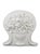 2000 - 2009 Vintage White Cast Stone Floral Urn Wall Plaque For Sale - Image 5 of 12