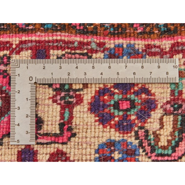 Maroon Middle Eastern Bidjar Rug For Sale - Image 8 of 9