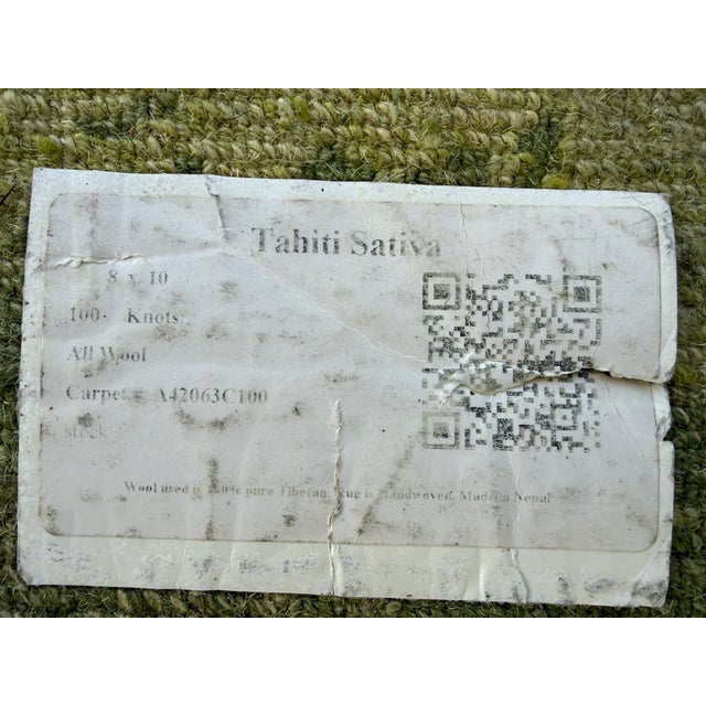 Abstract 8ft X 10ft Josephon Carpets Tamarian Tahiti Sativa Area Rug For Sale - Image 3 of 12