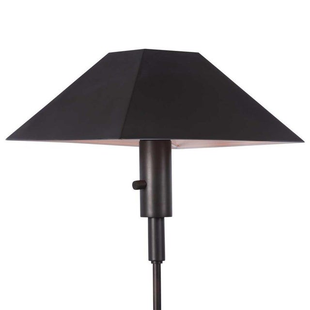 Travertine/Bronze Lamp For Sale In Sacramento - Image 6 of 7