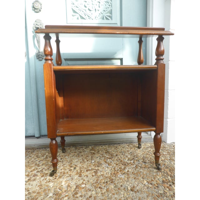 Brandt Vintage Cherry Wood Bible/Dictionary Book Stand by Brandt Cabinet Works of Hagerstown Maryland For Sale - Image 4 of 8