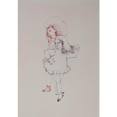 Leonor Fini, Upset Young Girl, 1973, Etching For Sale