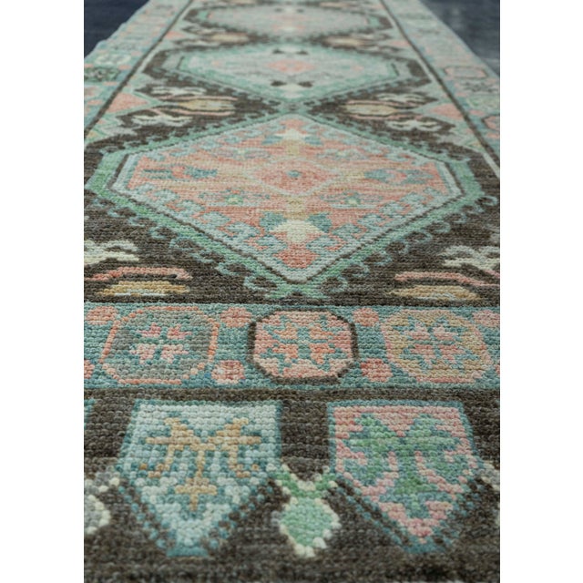 Turkish Oushak Rug 2'9" x 6'4" #20090 For Sale In Houston - Image 6 of 8