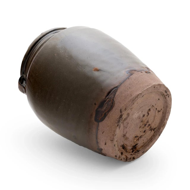 Glazed Chinese Kitchen Jar, c. 1900 For Sale - Image 4 of 5