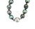 Baroque Late 20th-Century 14k White Gold Baroque Tahitian Cultured Pearl Necklace For Sale - Image 3 of 6