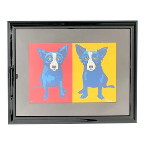 Vintage Serigraph "Blue Dog" by George Rodrigue