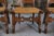 Vintage Rustic Oak Chairs, 1950s, Set of 8 For Sale - Image 11 of 12
