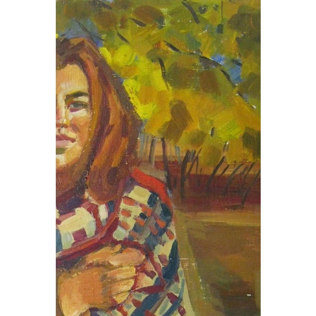 Realism Ukrainian Artist Portrait Painting, Soviet Socialist Realism Art 40-60 For Sale - Image 3 of 6