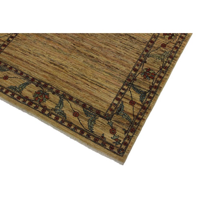 With strict standards of craftsmanship and quality of materials used this modern inspired hand knotted Gabbeh rug is a...