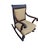 Antique French Carved Empire Rocking Chair Armchair Mahogany Lounge Rocker For Sale In Philadelphia - Image 6 of 13
