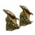Vintage Rosenthal Netter Solid Brass Dolphin Bookends For Sale - Image 10 of 11