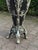Black 1980 Italian Baroque Black Silver Pedestal For Sale - Image 8 of 13