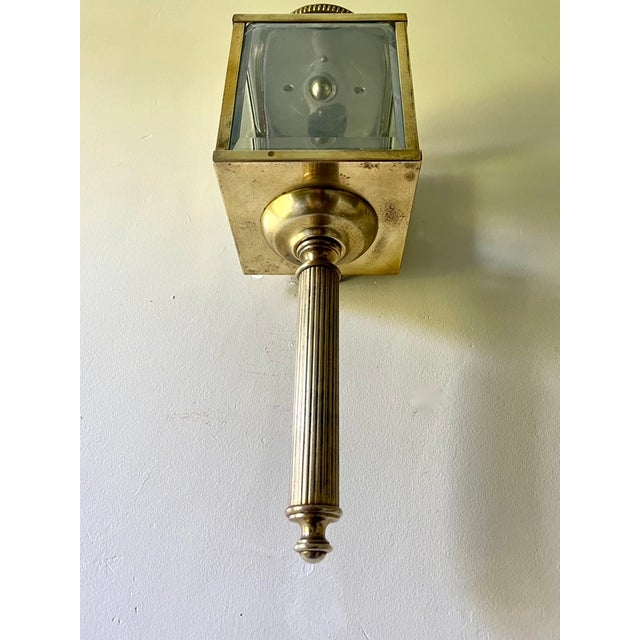 Metal Carriage Wall Lamp by Gaetano Sciolari, 1950s For Sale - Image 7 of 10