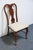 Bassett Bassett Furniture Solid Cherry Traditional Queen Anne Style Dining Side Chair 4270-595 For Sale - Image 4 of 11