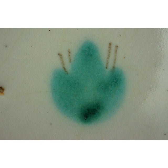 Musa Roma Majolica Ceramic Plate with Airbrush Decoration, 1900s For Sale - Image 14 of 18