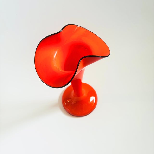 Art Deco Franz Welz Tango Art Glass Vase For Sale - Image 4 of 11