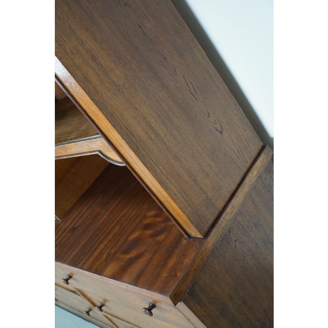 Large Vintage Art Deco German Oak Chocolate Shop Cabinet, 1920s For Sale - Image 13 of 18