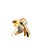 Early 21st Century 14k Yellow Gold 0.6ctw Diamond Studded Bee Brooch For Sale - Image 5 of 8