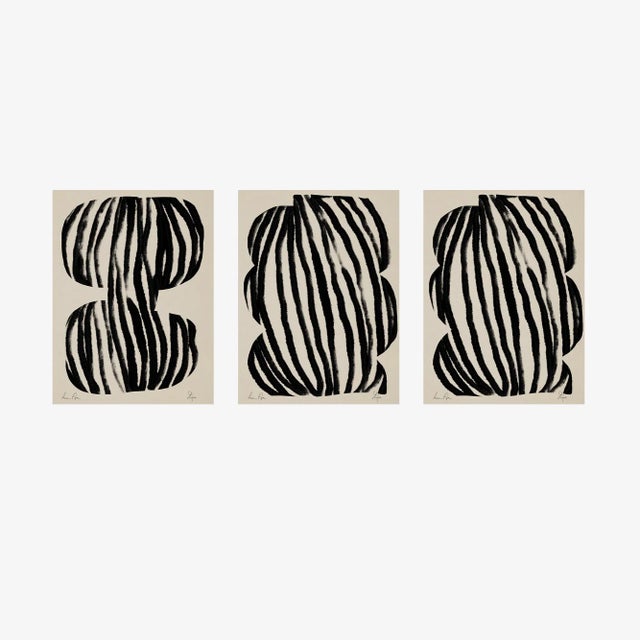 Contemporary Abstract Giclee Prints - Set of 3 For Sale - Image 4 of 4