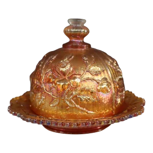 Lustre Rose & Marigold Butter Dish