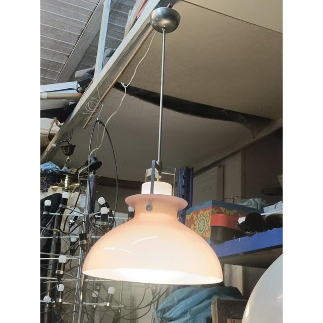 Malva Glass Chandelier by Paolo Caliari for Venini, Italy, 1960s For Sale - Image 6 of 7