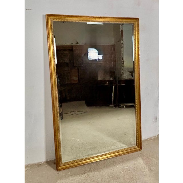 Neoclassical Large Spanish Giltwood Wall Mirror, Mid-20th Century For Sale - Image 3 of 12
