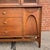 Broyhill Brasilia Two-Piece Walnut Mid Century Modern Hutch China Cabinet For Sale - Image 10 of 11