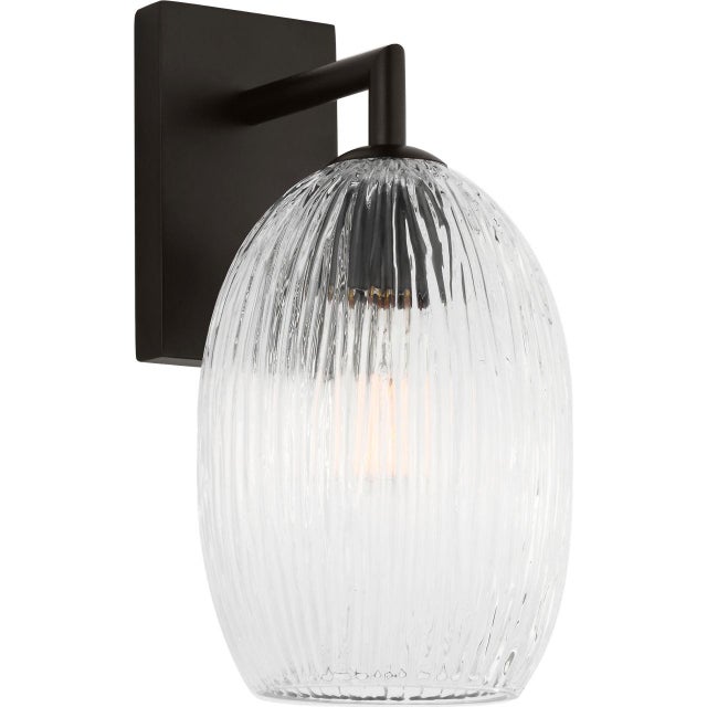 Serafina 10-inch Sconce by Hable brings sculptural elegance to the wall with a soft, organic silhouette inspired by the...