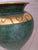 Large Vintage Tuscan Style Green and Gilt Terracotta Amphora Floor Vase, 1980s For Sale - Image 11 of 14