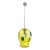 Bespoke Italian Organic Yellow Green White Tulip Murano Glass Pendant Light For Sale