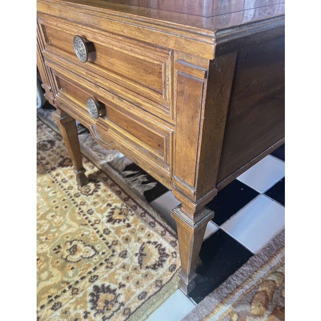 Mid Century Drexel Francesca Side Table Nightstand For Sale - Image 9 of 10