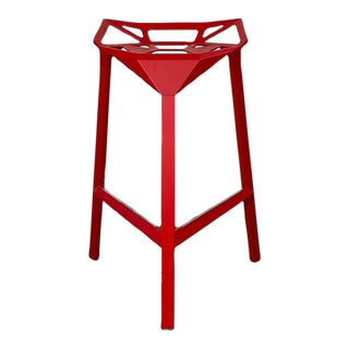 Contemporary Magis Red Stool For Sale