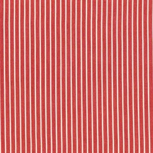 Schumacher Edie Stripe Fabric in Red