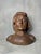 Dimensions: height approx. 40 cm, width approx. 40 cm, depth approx. 25 cm. A highly expressive hand-carved wooden female...