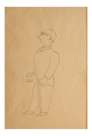 Unknown, Man, China Ink, 1920